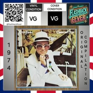 ELTON JOHN•Greatest Hits•1974 US Comp (#MCA 2128)•Pinckneyville Pressing